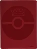 A red Pokemon binder with a debossed Pokemon logo and Pokeball design. Produktbild-Vorschau