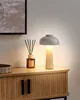 BELIANI Stolní LED lampa šedá železná se stínidlem Náhled obrázku produktu 2