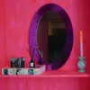 Lustro - Owalne - Disco - Różowe - 60x1x40 cm Podgląd zdjęcia produktu 2