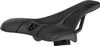 A black bicycle saddle is shown against a white background. Produktbild-Vorschau