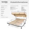 TecTake 404865, Beige, Schwarz Produktbild-Vorschau 5