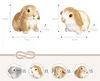 4 Osterhasen Figuren braun grau Ostern Deko - zum Produktbild-Vorschau 2