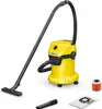 A yellow Karcher vacuum cleaner with accessories on a white background. Produktbild-Vorschau