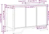 vidaXL Waschbeckenschrank Artisan-Eiche 91 x 35 x 60 cm Produktbild-Vorschau 8
