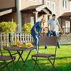Relaxdays Gartenmöbel Set Bastian, klappbar, 3-teilig, Produktbild-Vorschau 3