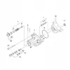 An exploded diagram of a pump assembly with numbered parts. Produktbild-Vorschau