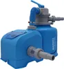 A blue and gray sand filter pump for a pool. Produktbild-Vorschau