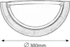 Applique semi plafond pour salle de bain E27 chêne Ufo 5407 Voir les images du produit 2