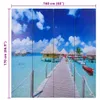 vidaXL Roomdivider, inklapbaar, 160 x 170 cm, strandstijl Productafbeelding-voorbeeld 6