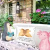 Mr. & Mrs. Panda Dekokissen Igel händchenhaltend - Weiß - Produktbild-Vorschau 2