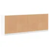 vidaXL Bibliothèque avec portes blanc 204x37x75 cm Bois Voir les images du produit 10