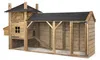 Fatmoose Hühnerstall Henhouse Haven aus Holz mit Auslauf - Produktbild-Vorschau 1