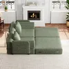 Sofa rozkładane typu "chenille" 2 w 1, z schowkiem w Podgląd zdjęcia produktu 11