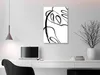 Italienischer Leinwand Leinwandbild - White Monstera (1 Produktbild-Vorschau 2
