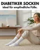 Diabetiker Socken Herren Damen mit Komfortbund ohne Gummi - Produktbild-Vorschau 2