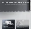 ovimar Magnetischer Duschvorhang Langfossen weiß waschbar Produktbild-Vorschau 6