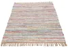 carpetfine Tapis tissé à plat Kilim Chindi Taupe 120x170 cm Voir les images du produit 3