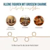 2er Set Eulen aus Keramik – Herbstdeko in Braun und Beige Produktbild-Vorschau 4