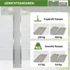 TRUTZHOLM 1 x Alu Auffahrrampe 200 x 22 cm 200 kg gelocht Produktbild-Vorschau 3