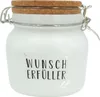HERGO Sparglas WUNSCHERFÜLLER mit Korkdeckel Spardose Produktbild-Vorschau 1