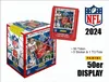 2024 NFL Sticker & Card Collection Display (50 ct.) Produktbild-Vorschau 1