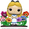A Funko Pop! figure of Alice from Alice in Wonderland surrounded by colorful flowers. Podgląd zdjęcia produktu