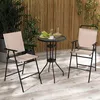Set da bistrot KOMFOTTEU per il giardino con (ombrellone), Anteprima dell’immagine prodotto 2