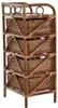 KRINES HOME Rattanowa komoda z szufladami Półka łazienkowa Podgląd zdjęcia produktu 4
