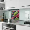 Küchenrückwand Spritzschutz Glas mit Motiv Frisches Eis am Produktbild-Vorschau 2