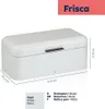 Kela Brotbox Frisca, 42,5 x 22,5 x 17,5 cm Weißes Metall Produktbild-Vorschau 2