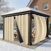 Verdunklung Vorhang Winter Outdoorvorhänge Thermoisoliert Produktbild-Vorschau 1