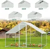 Jayseuw pollaio 3x2x2m Casetta per polli Piccola casetta Anteprima dell’immagine prodotto 10