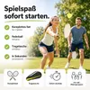 Set da badminton per 2 racchette – adatto a adulti e Anteprima dell’immagine prodotto 2