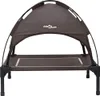 vidaXL Lettino per cani Marrone 63 x 49,5 x 60 cm Acciaio Anteprima dell’immagine prodotto 3