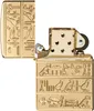 Zippo Benzin-Feuerzeug Messing poliert Hieroglyphes deep Produktbild-Vorschau 3