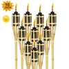 EINFEBEN 10x Fackel Gartenfackel Set Deko Fackeloel Docht Produktbild-Vorschau 3
