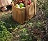360Home Korbtasche Korb Geflecht Kunstrattan Braun Griff Produktbild-Vorschau 6
