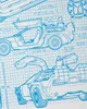 style3 De Lorean Blaupause T-Shirt Kinder Zeitreise 80er Produktbild-Vorschau 2