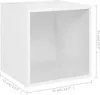 mobile TV vidaXL bianco 37x35x37 cm materiale a base di Anteprima dell’immagine prodotto 11