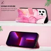 iPhone 13 Pro Max Hülle, Marmor Motiv Kunstleder Tasche Produktbild-Vorschau 3