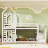 Merax Etagenbett 90x200cm mit Schubladen in Baumhaus, Produktbild-Vorschau 3