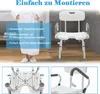 Sprchová stolička Bath Seat 37-50cm Výškovo nastaviteľná Náhľad obrázku produktu 7