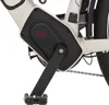 Close-up of an electric bicycle's crankset and motor housing. Produktbild-Vorschau