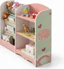 Relaxdays Kinderregal, HxBxT: 80 x 82 x 26 cm, 4 Fächer, 3 Produktbild-Vorschau 1