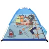vidaXL Spielzelt für Kinder Blau 120x120x90 cm Produktbild-Vorschau 5