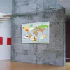 XXL Weltkarte Pinnwand aus Kork 90x60 cm inkl. Rahmen & 20 Produktbild-Vorschau 2