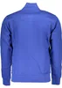 Herren Sweatshirt Blau – Langarm mit Reißverschluss & Produktbild-Vorschau 2