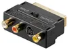 goobay Scart zu Composite Audio Video und S Video Adapter Anteprima dell’immagine prodotto 1