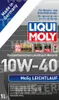 A product label for LIQUI MOLY engine oil. Produktbild-Vorschau