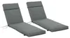 Outsunny, set van 2 ligbedkussens, dikke kussens (8 cm) Productafbeelding-voorbeeld 1